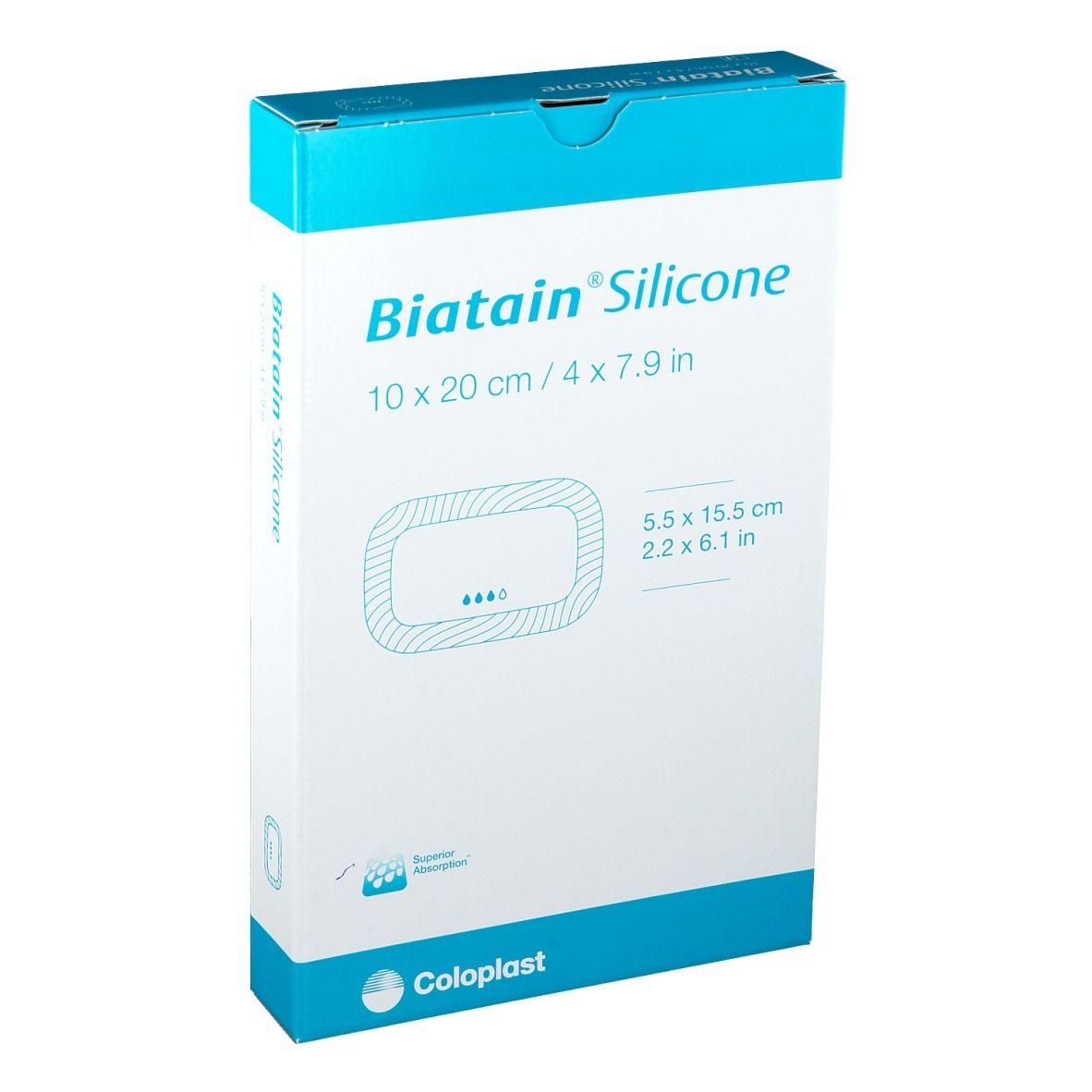 BIATAIN® Silicone Schaumverband 10 x 20 cm
