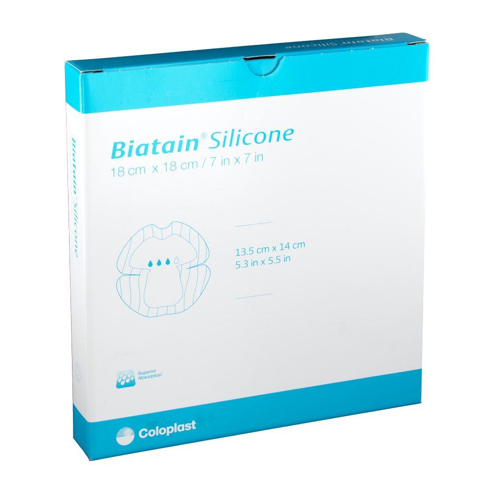 Biatain® Silicone Schaumverband Ferse 18x18cm