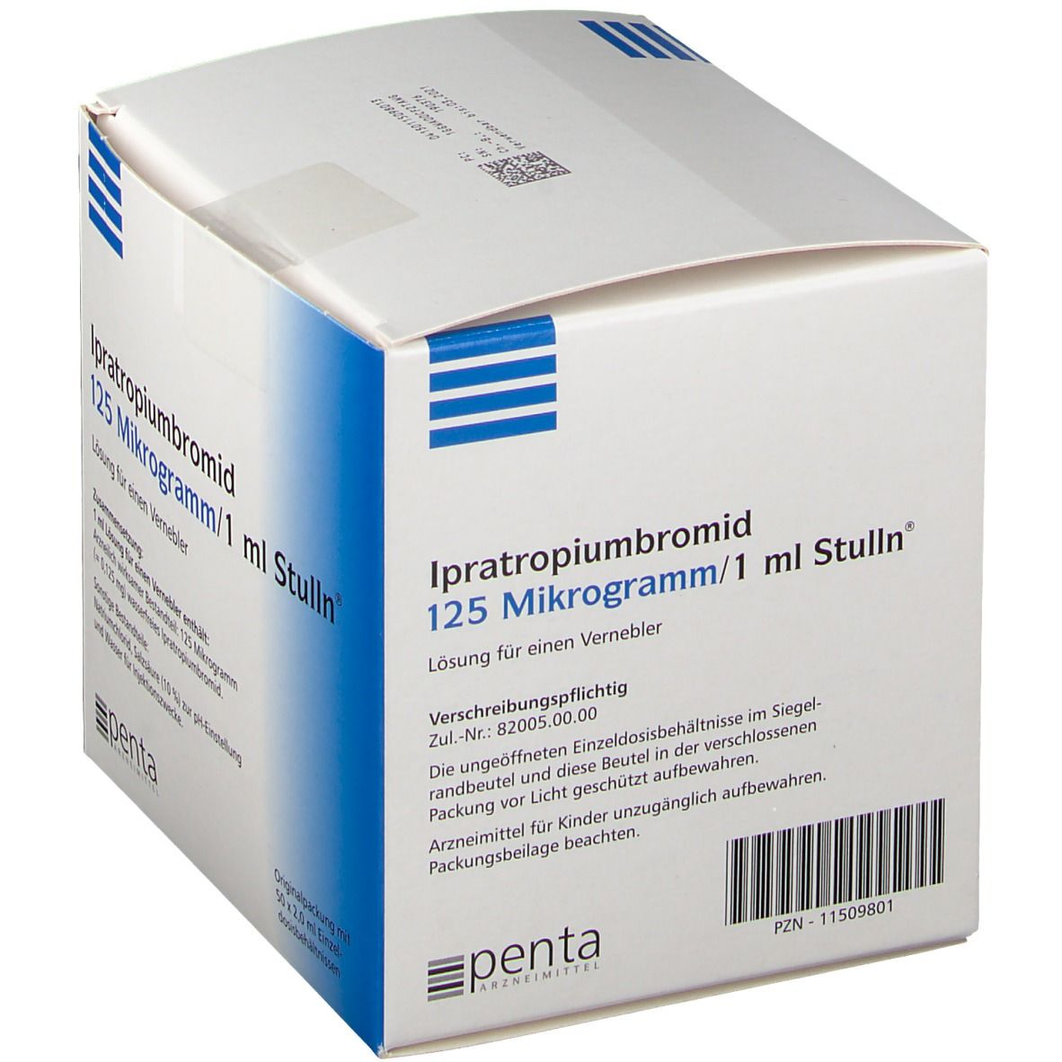 Ipratropiumbromid 125 µg/1 ml Stulln Lsg.f.Verneb. 50x2 Lösung für einen Vernebler