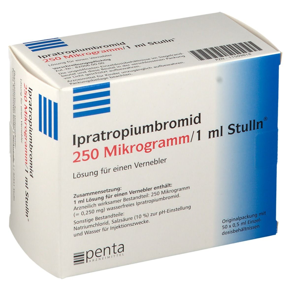 Ipratropiumbromid 250 µg/1 ml Stulln Lsg.Verneb.