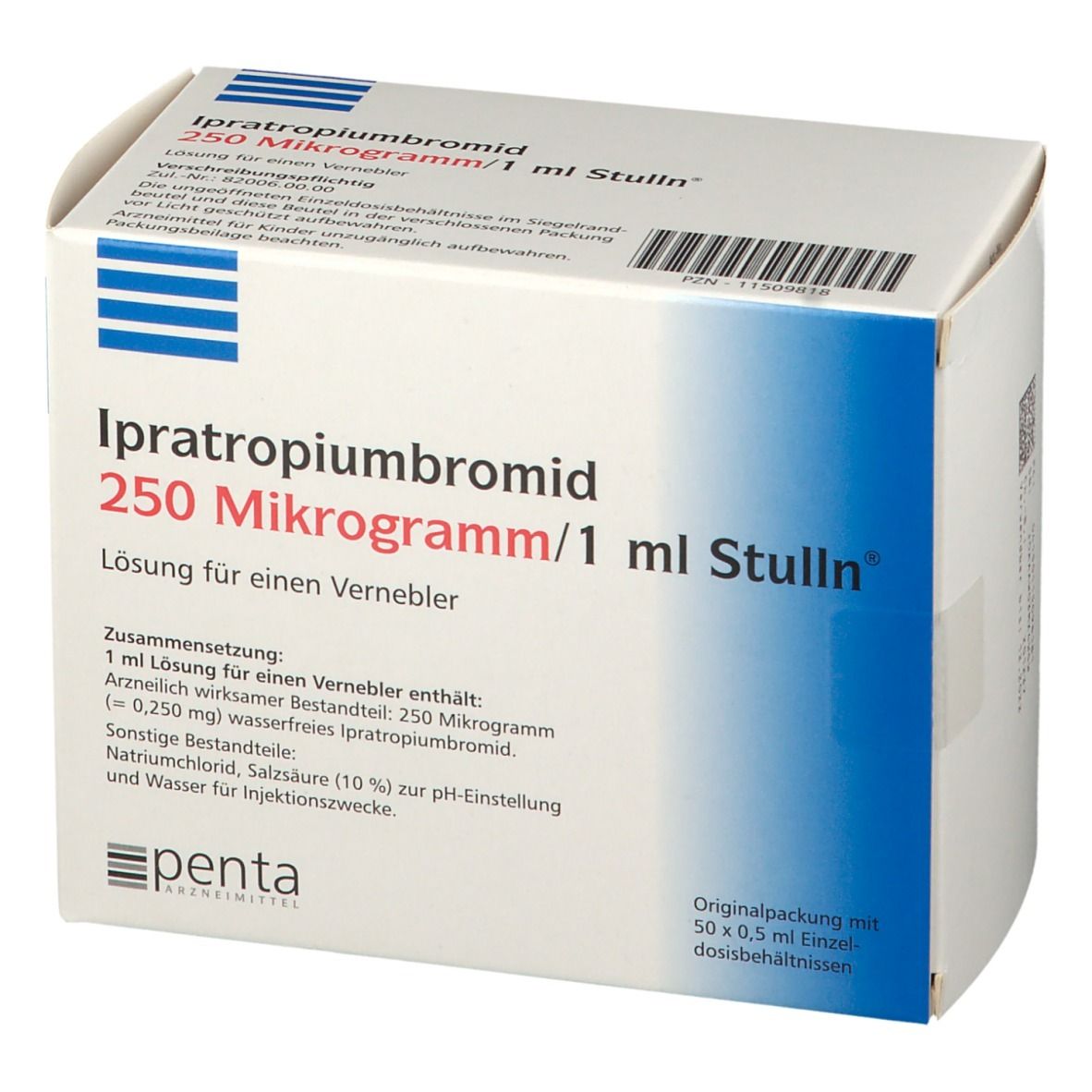 Ipratropiumbromid 250 µg/1 ml Stulln Lsg.Verneb.