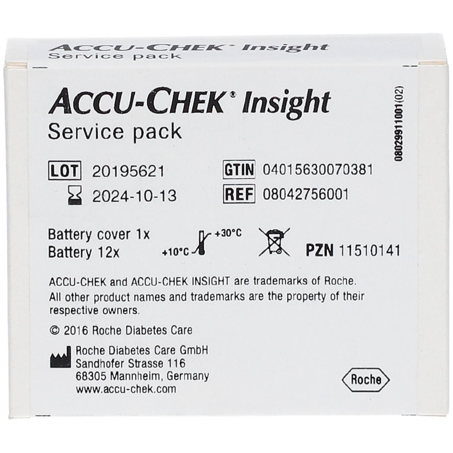 ACCU-CHEK® Insight Service Pack