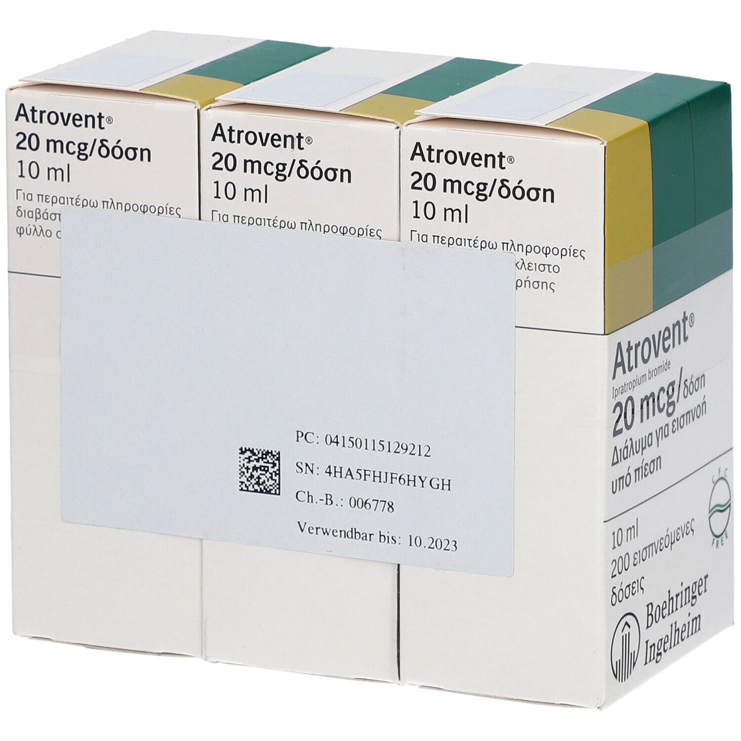 Atrovent N Dosieraerosol 3x10 ml