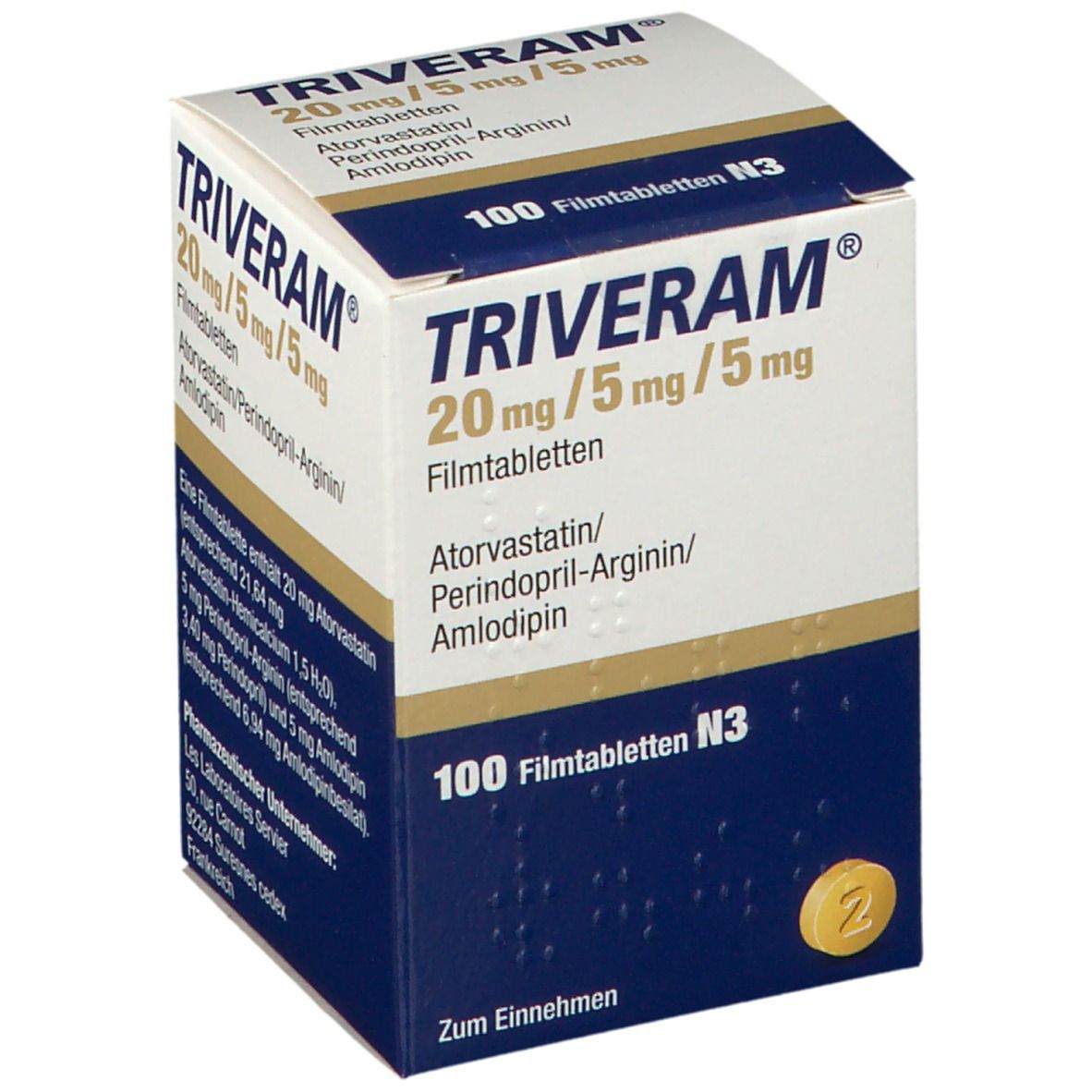 TRIVERAM® 20 mg/ 5 mg/ 5 mg