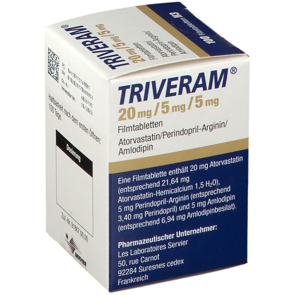 TRIVERAM® 20 mg/ 5 mg/ 5 mg