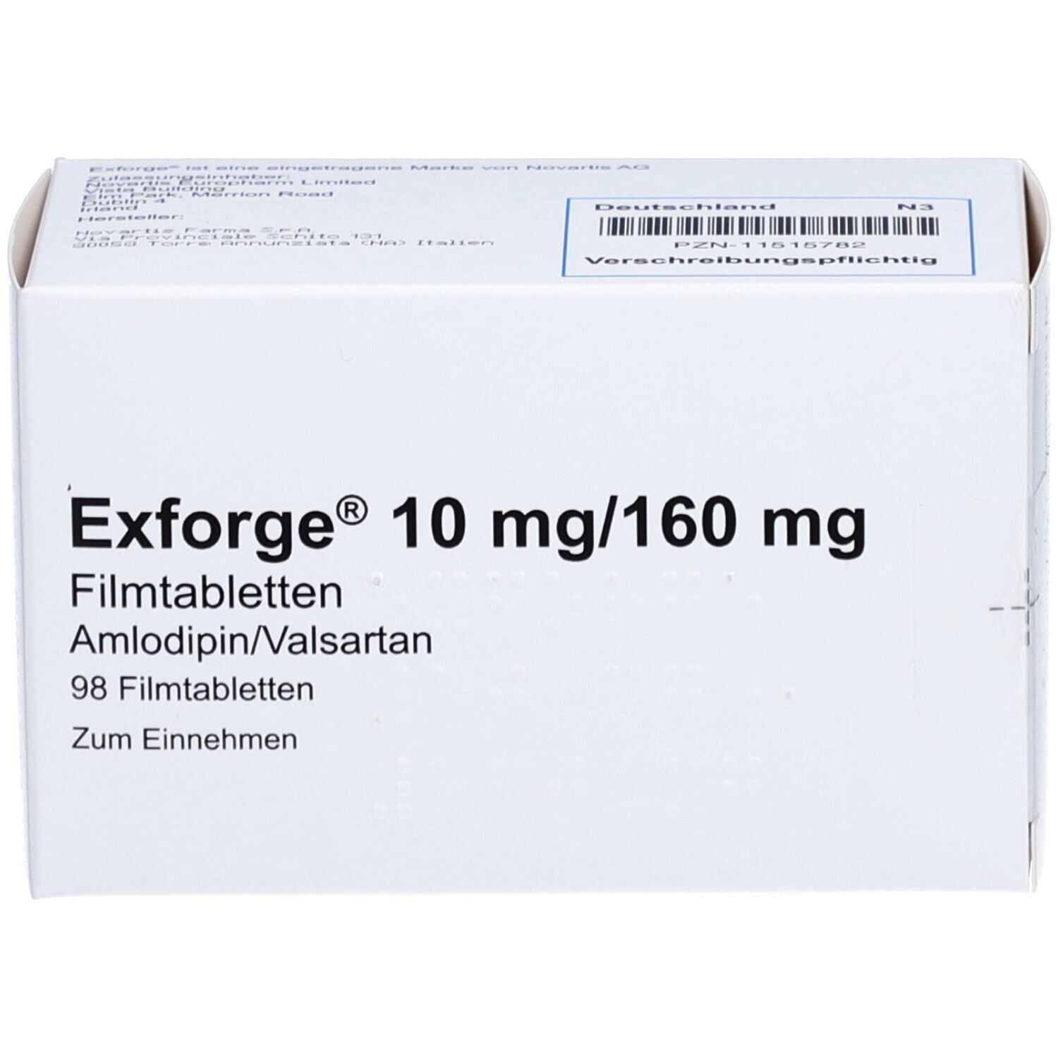 Exforge® 10Mg/160Mg