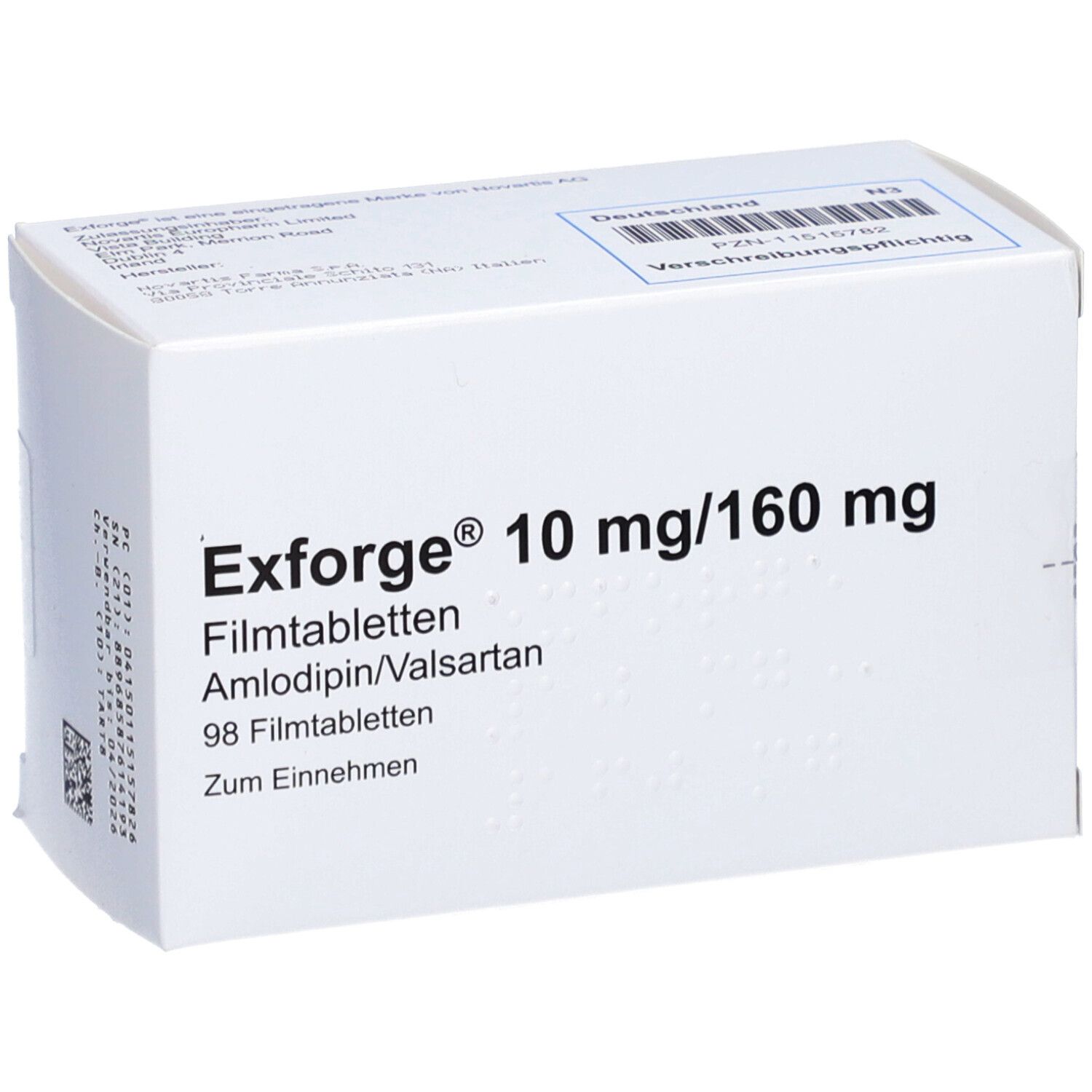 Exforge® 10Mg/160Mg