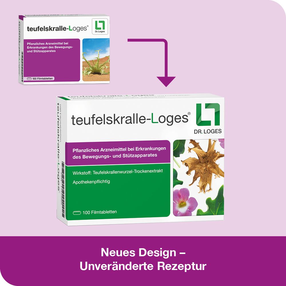 Teufelskralle-Loges Filmtabletten 100 St