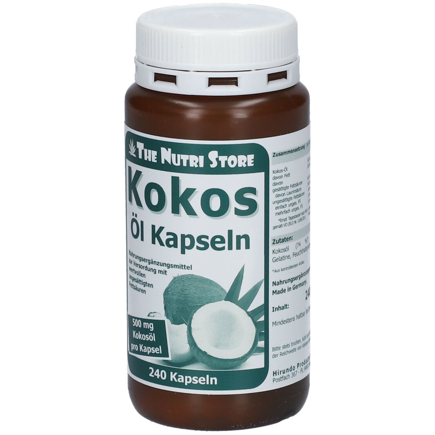 Kokosöl-Kapseln 500 mg