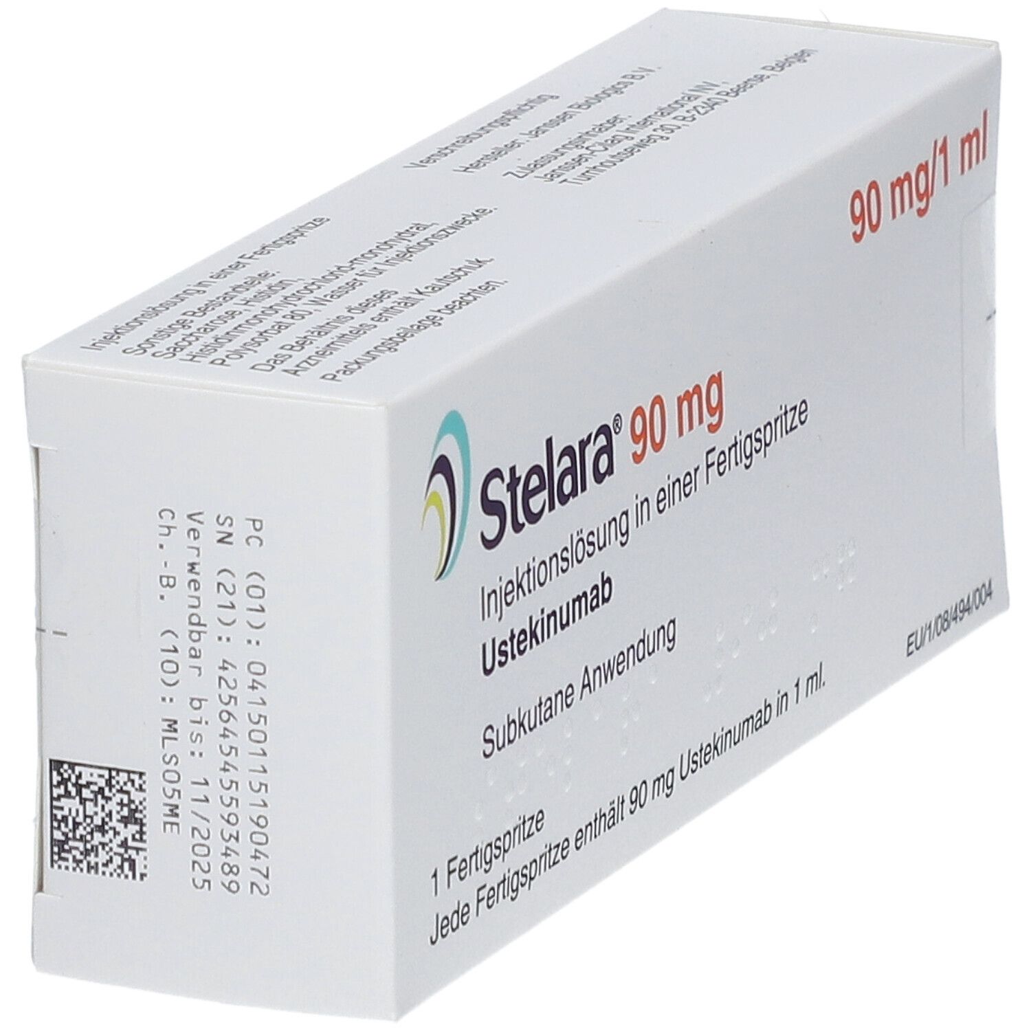 Stelara 90 mg Injektionslösung i.e.Fertigspr. 1 St Infusionsemulsion