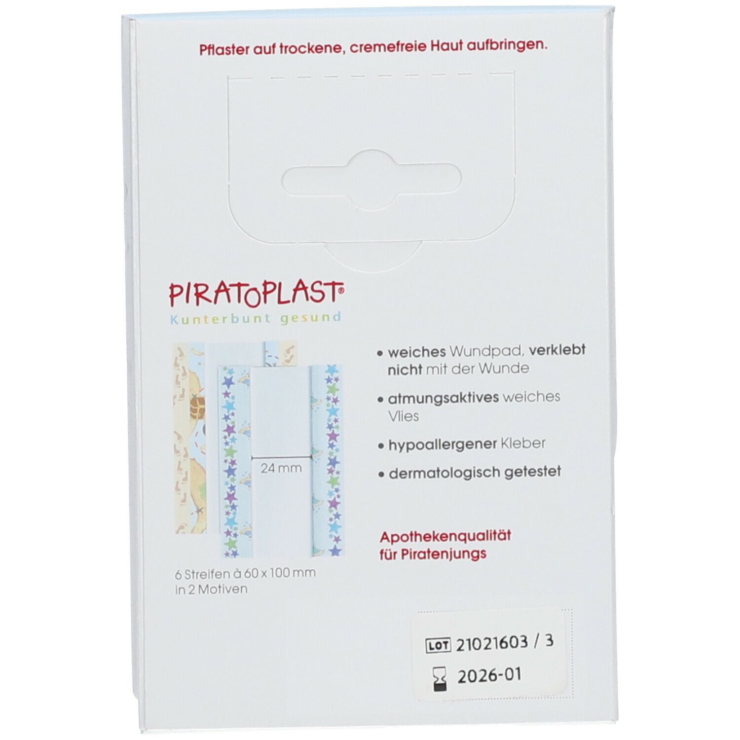 Piratoplast® Pflaster zum Zuschneiden für Jungs