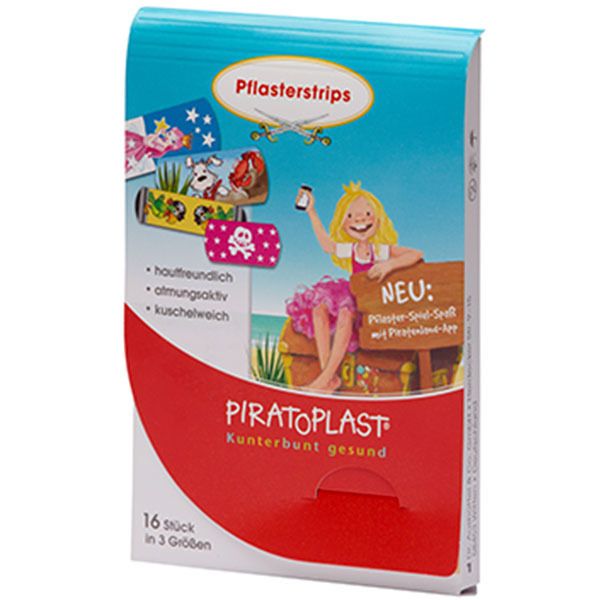 Piratoplast® Pflasterstrips in 3 Größen für Mädchen
