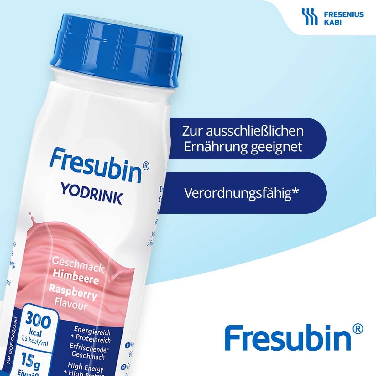 Fresubin YoDrink Himbeere | Trinkmahlzeit mit Vitaminen & Eiweiß