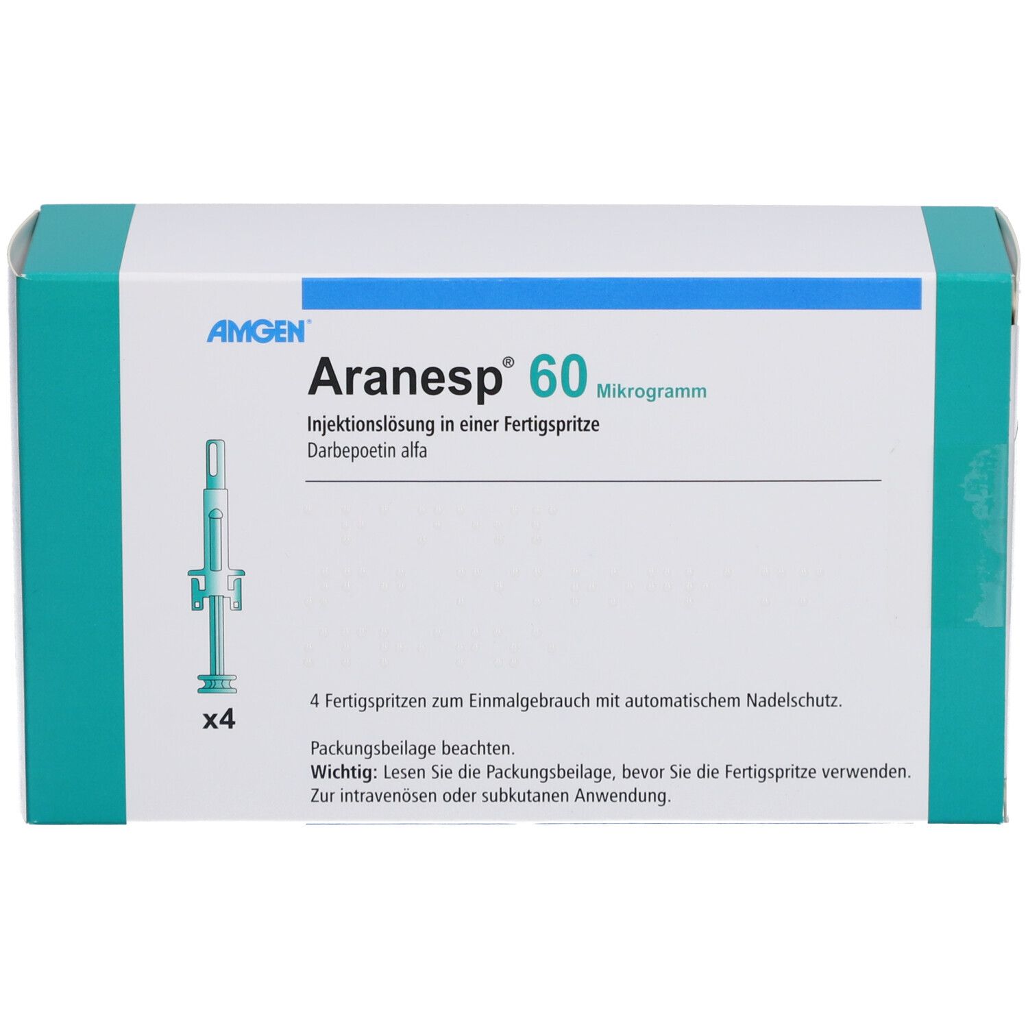 ARANESP 60 µg Inj.-Lsg.i.e.Fert.S.autom.Nadels.