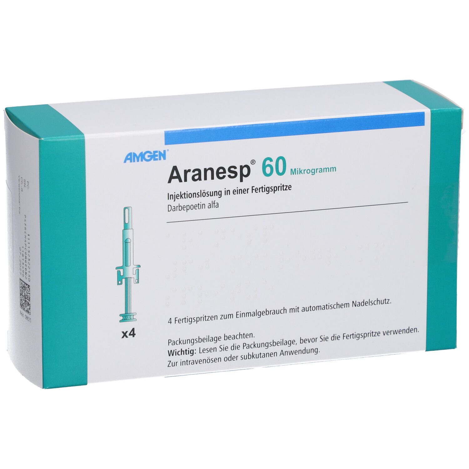 ARANESP 60 µg Inj.-Lsg.i.e.Fert.S.autom.Nadels.