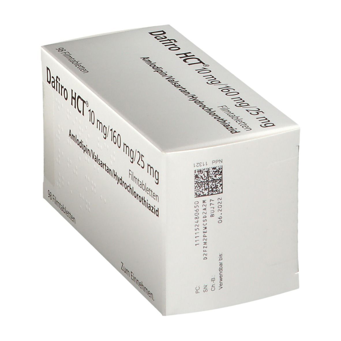 Dafiro HCT 10 mg/160 mg/25 mg Filmtabletten 98 St