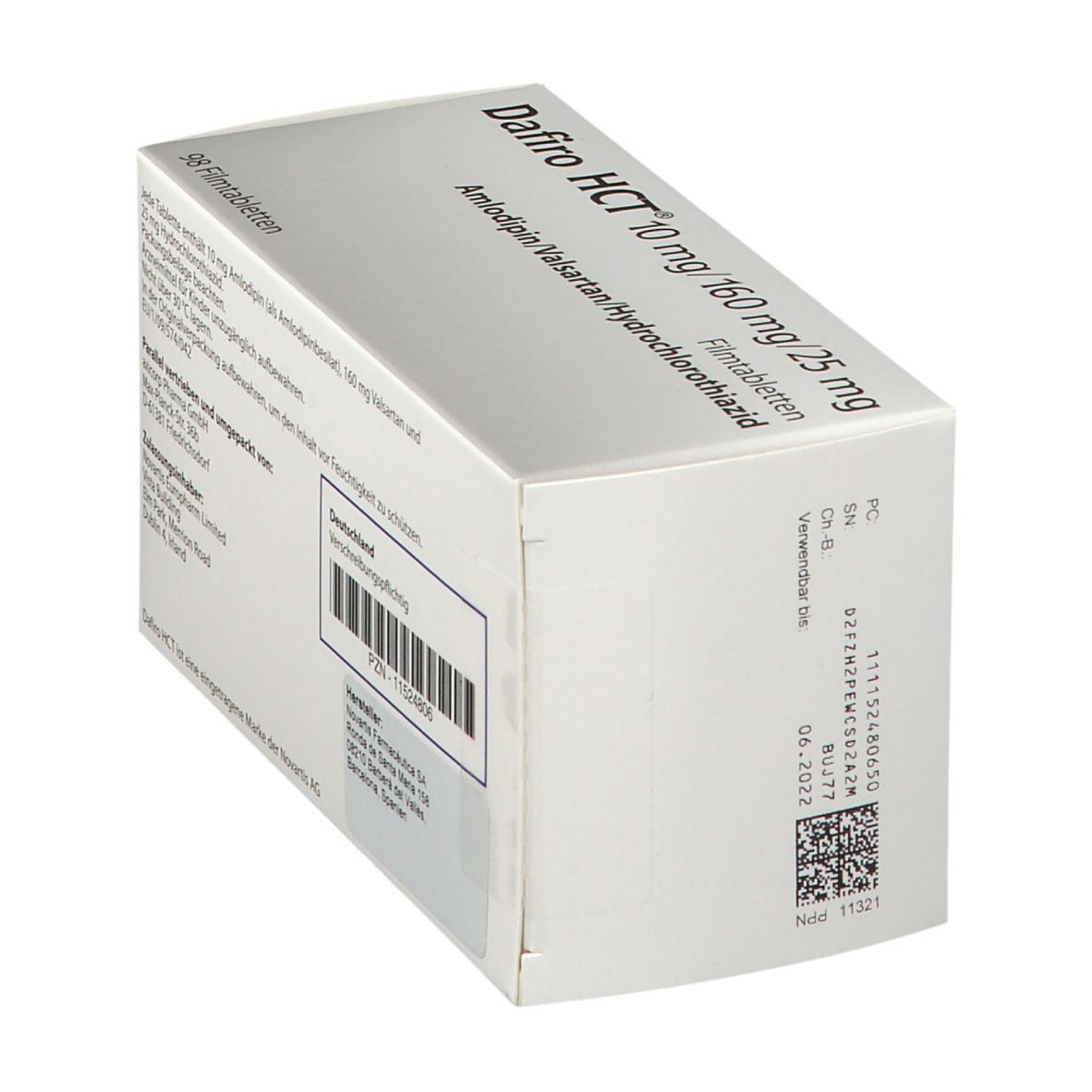 Dafiro HCT® 10 mg/160 mg/25 mg