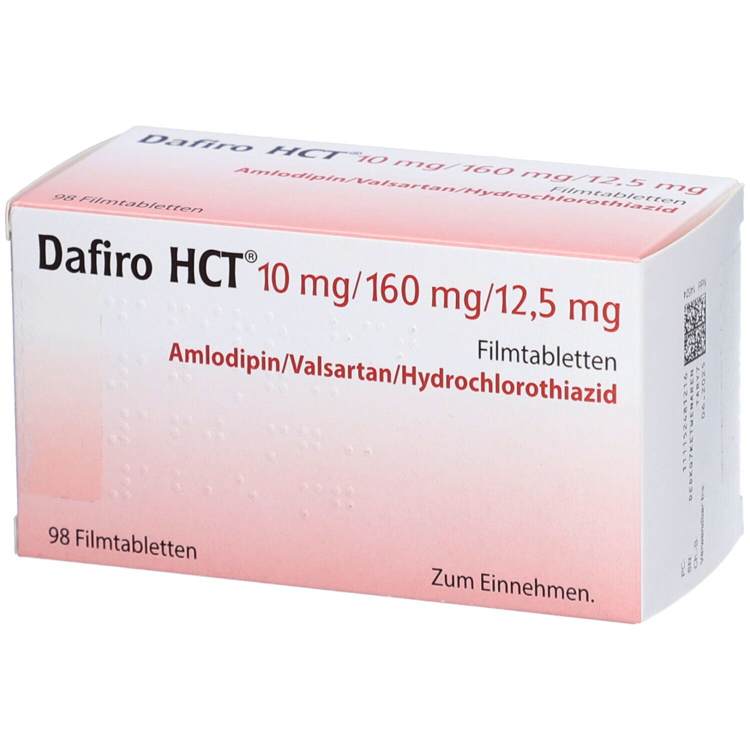 DAFIRO HCT 10 mg/160 mg/12,5 mg Filmtabletten