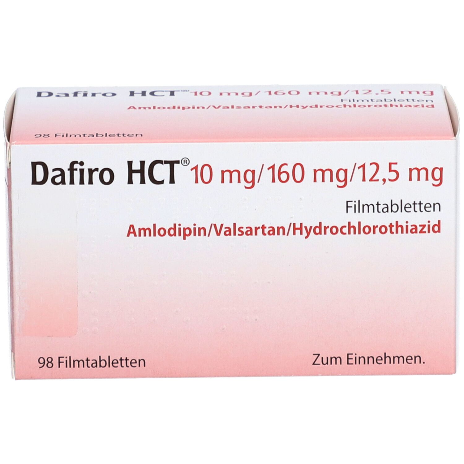 DAFIRO HCT 10 mg/160 mg/12,5 mg Filmtabletten