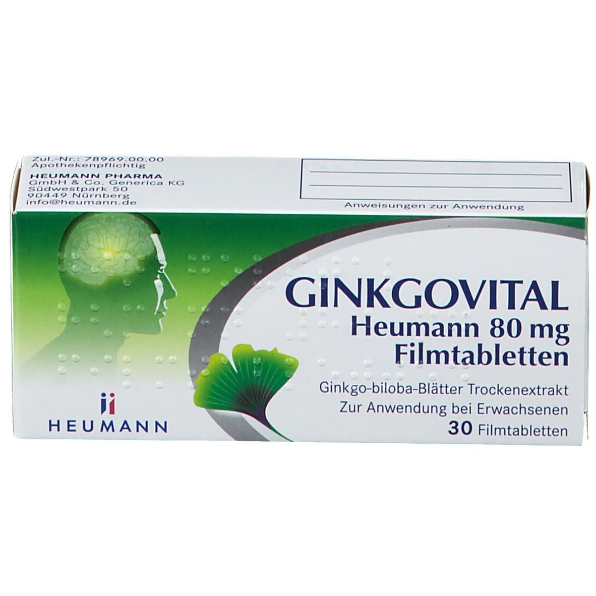 GINKGOVITAL® Heumann 80 mg