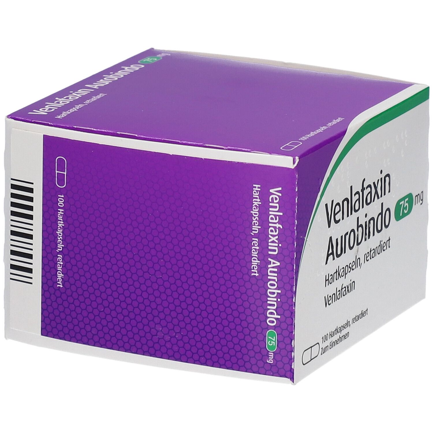 Venlafaxin Aurobindo 75 mg Hartkapseln retardiert 100 St Retard-Kapseln