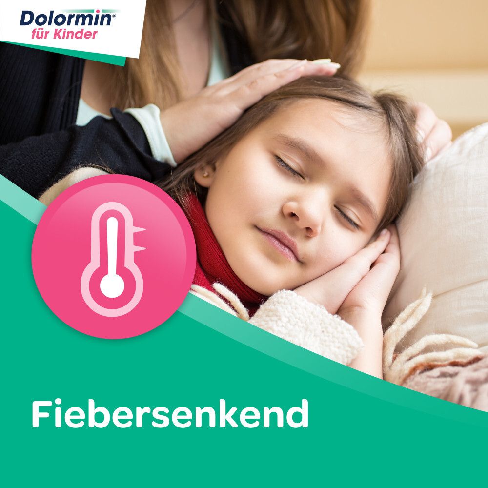 Dolormin für Kinder Ibuprofensaft 40 mg/ml bei Fieber und Schmerzen