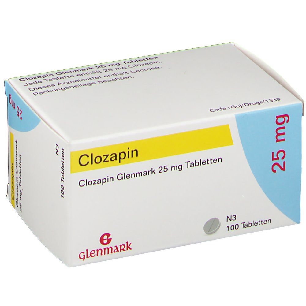 Clozapin Glenmark 25 mg