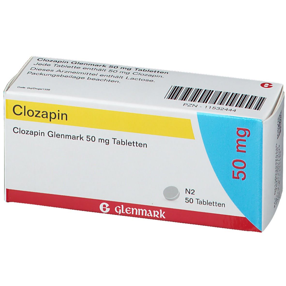 Clozapin Glenmark 50 mg