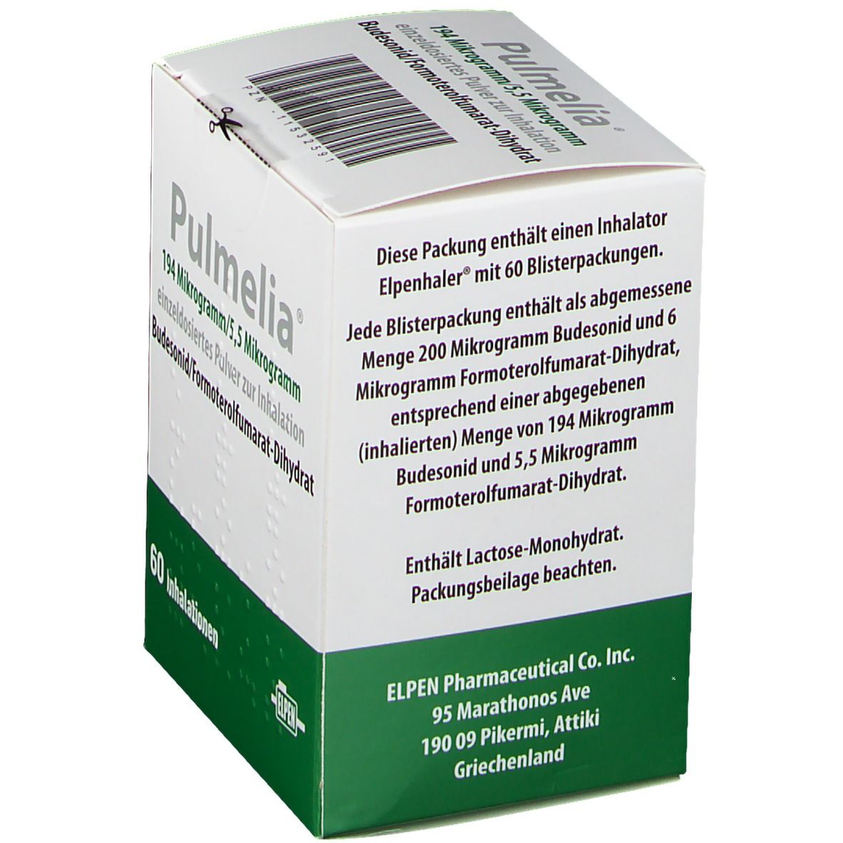 Pulmelia® 194 µg/5,5 µg