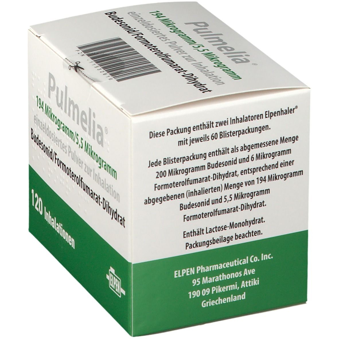 Pulmelia® 194 µg/5,5 µg