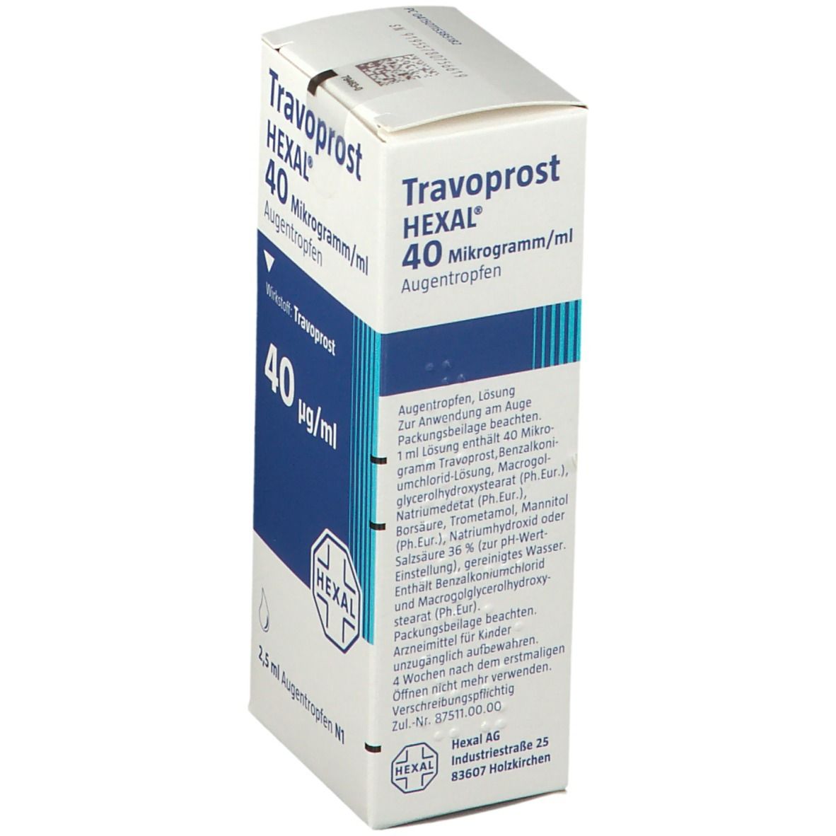 Travoprost HEXAL® 40 Mikrogramm/ml