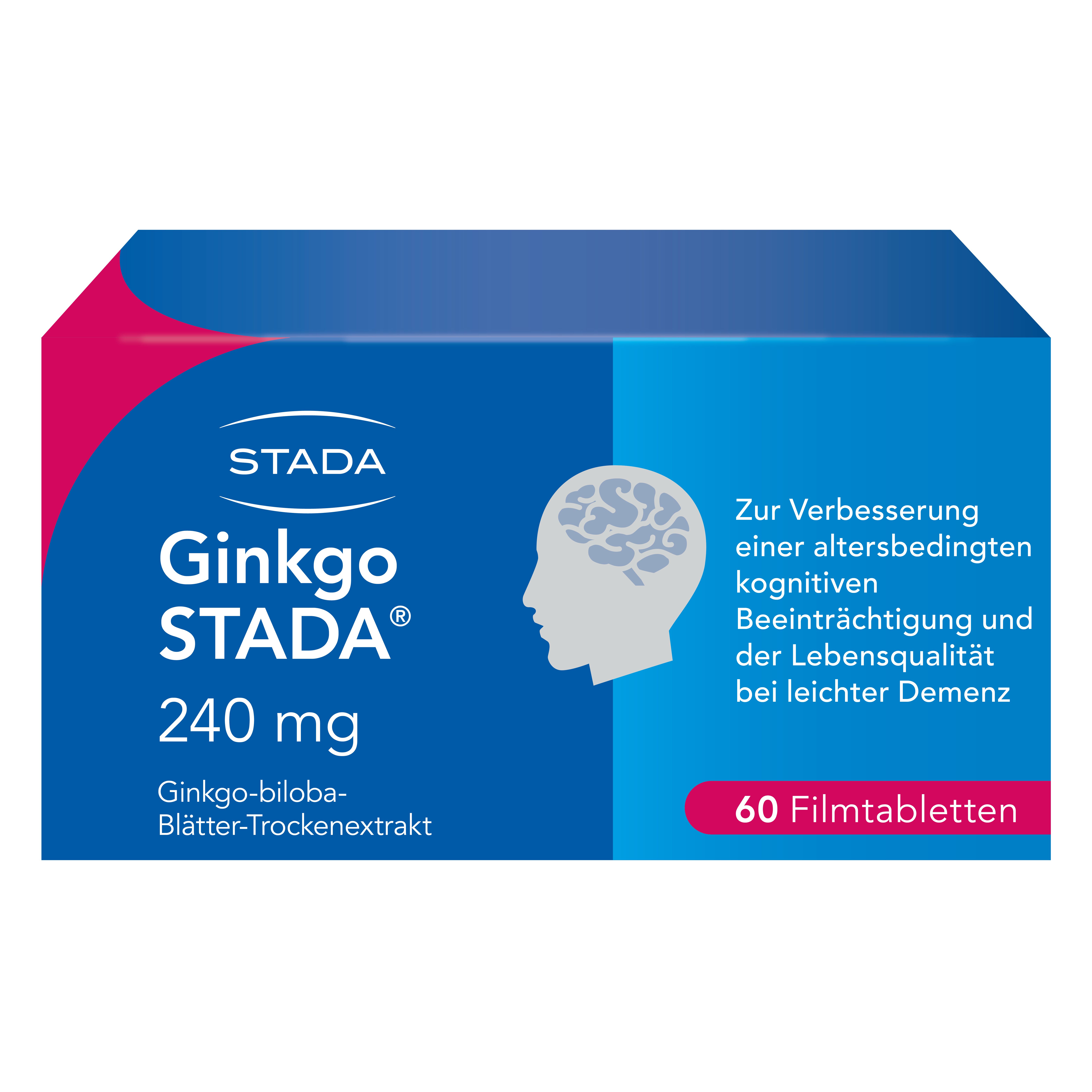Ginkgo Biloba Stada® 240 mg bei Gedächtnis- und Konzentrationsstörungen
