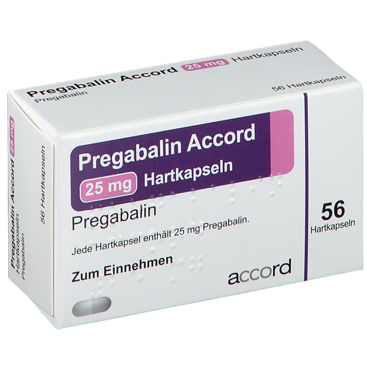 PREGABALIN Accord 25 mg Hartkapseln