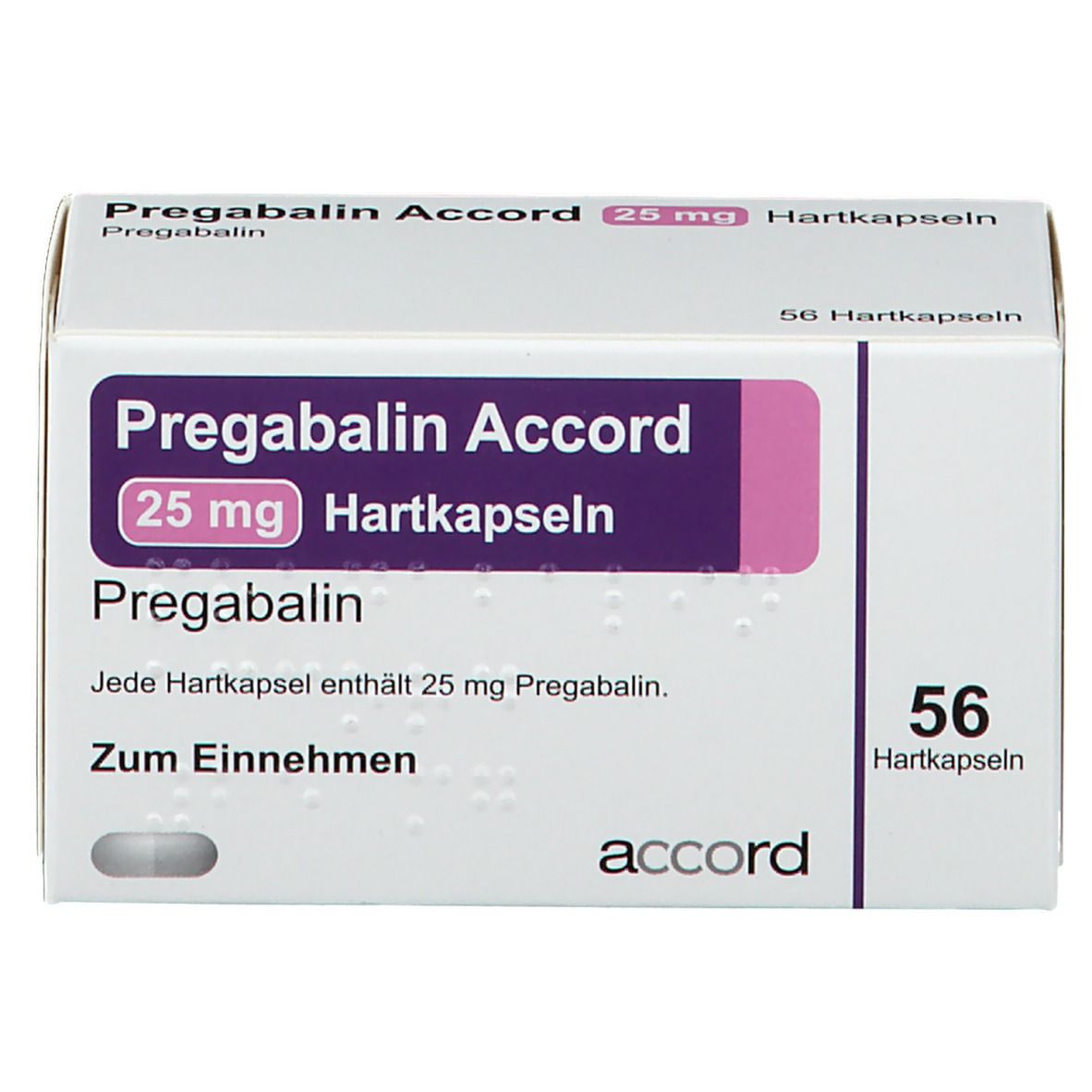PREGABALIN Accord 25 mg Hartkapseln