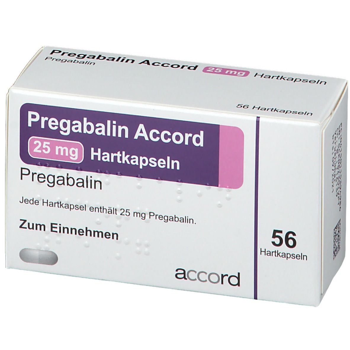 PREGABALIN Accord 25 mg Hartkapseln