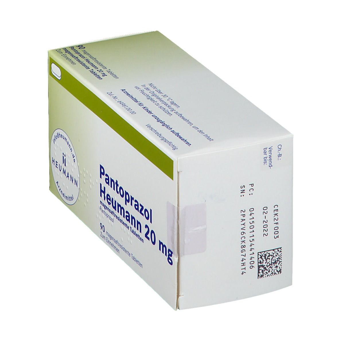 Pantoprazol Heumann 20 mg