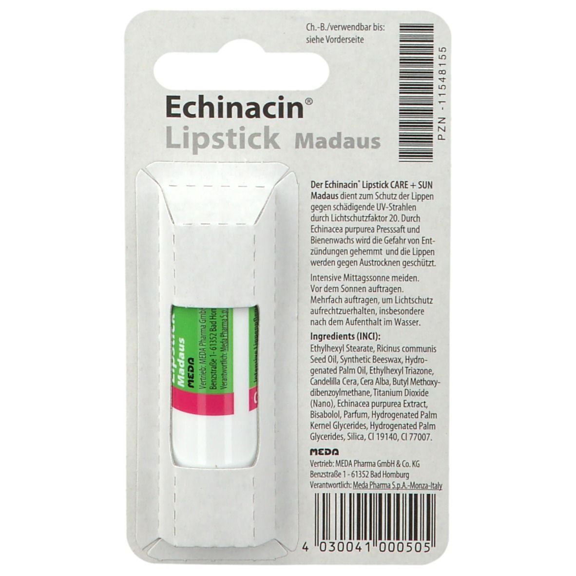 Echinacin® Lipstick Madaus Care + Sun