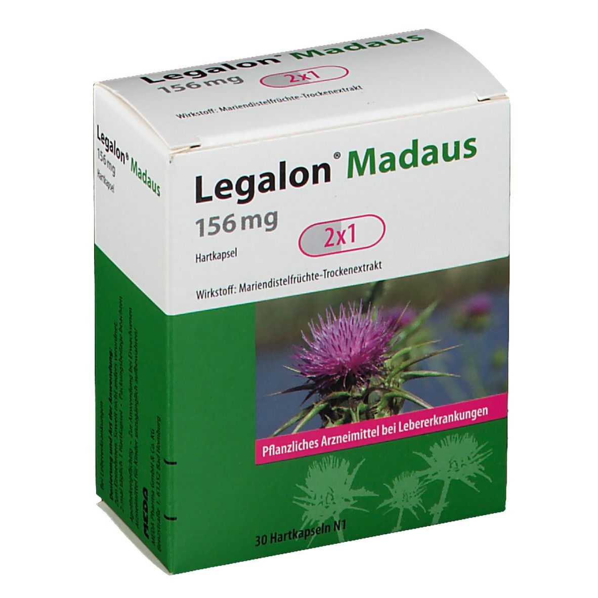 Legalon Madaus 156 mg Hartkapseln