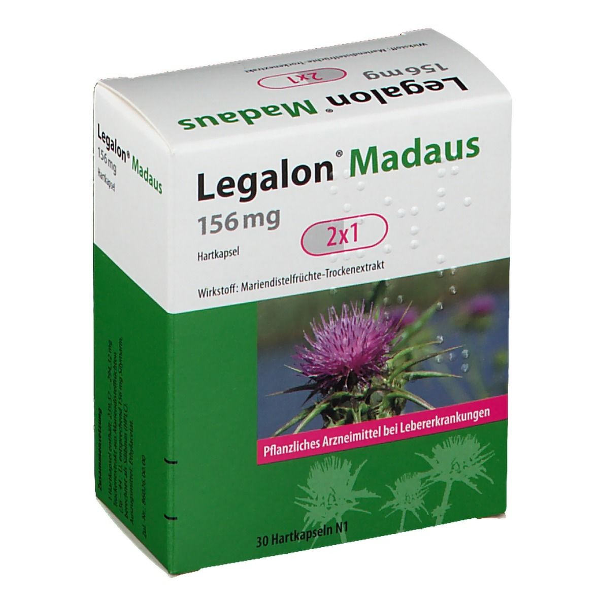 Legalon Madaus 156 mg 30 St - Shop Apotheke