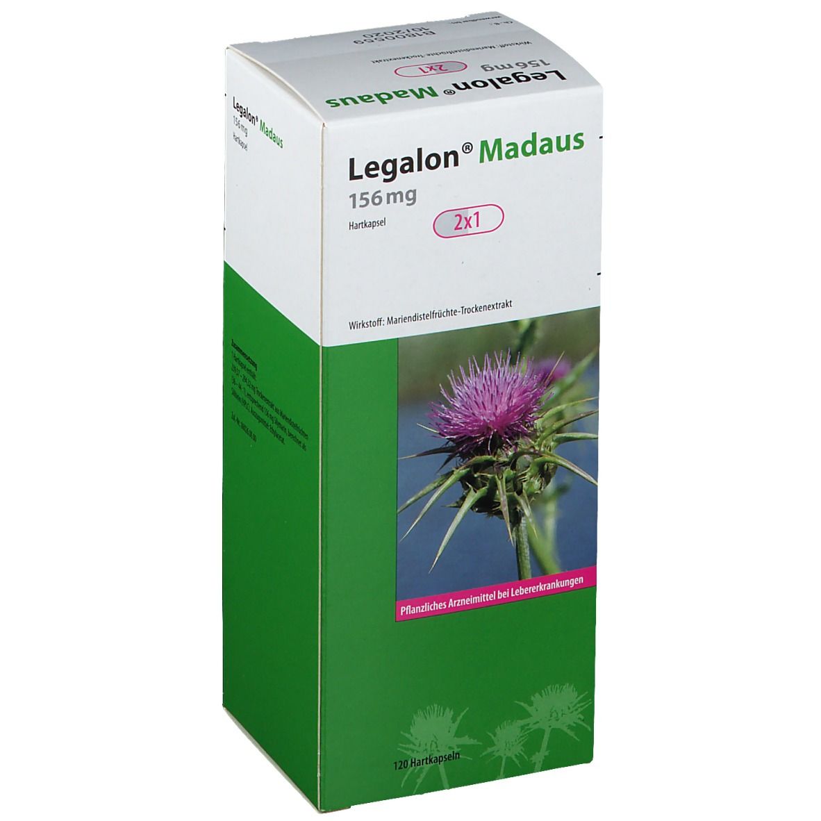 Legalon 156 mg Madaus Hartkapseln