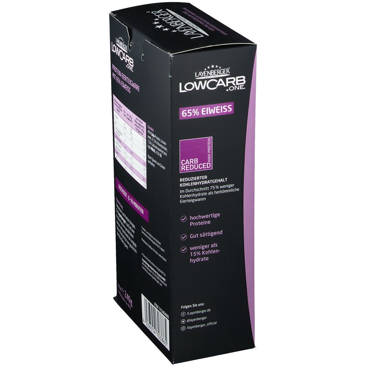 LAYENBERGER® LowCarb.one Protein Pasta Tagliatelle