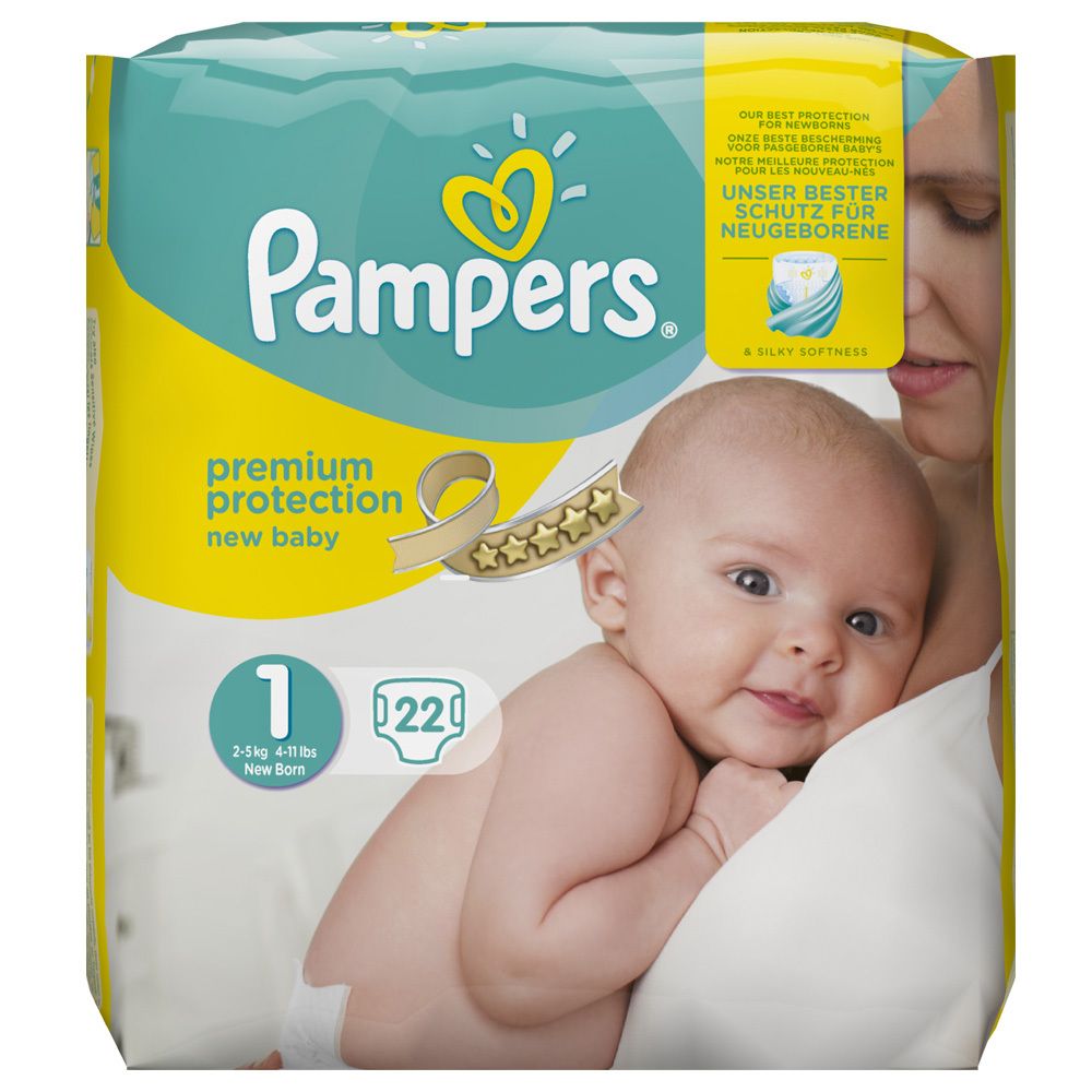 Pampers Premium Protection New Baby Gr.1 Newborn 2-5kg