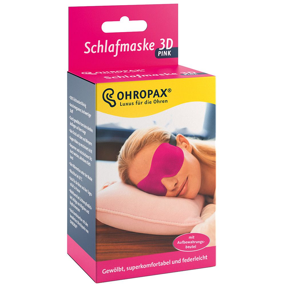 OHROPAX® Schlafmaske 3D pink