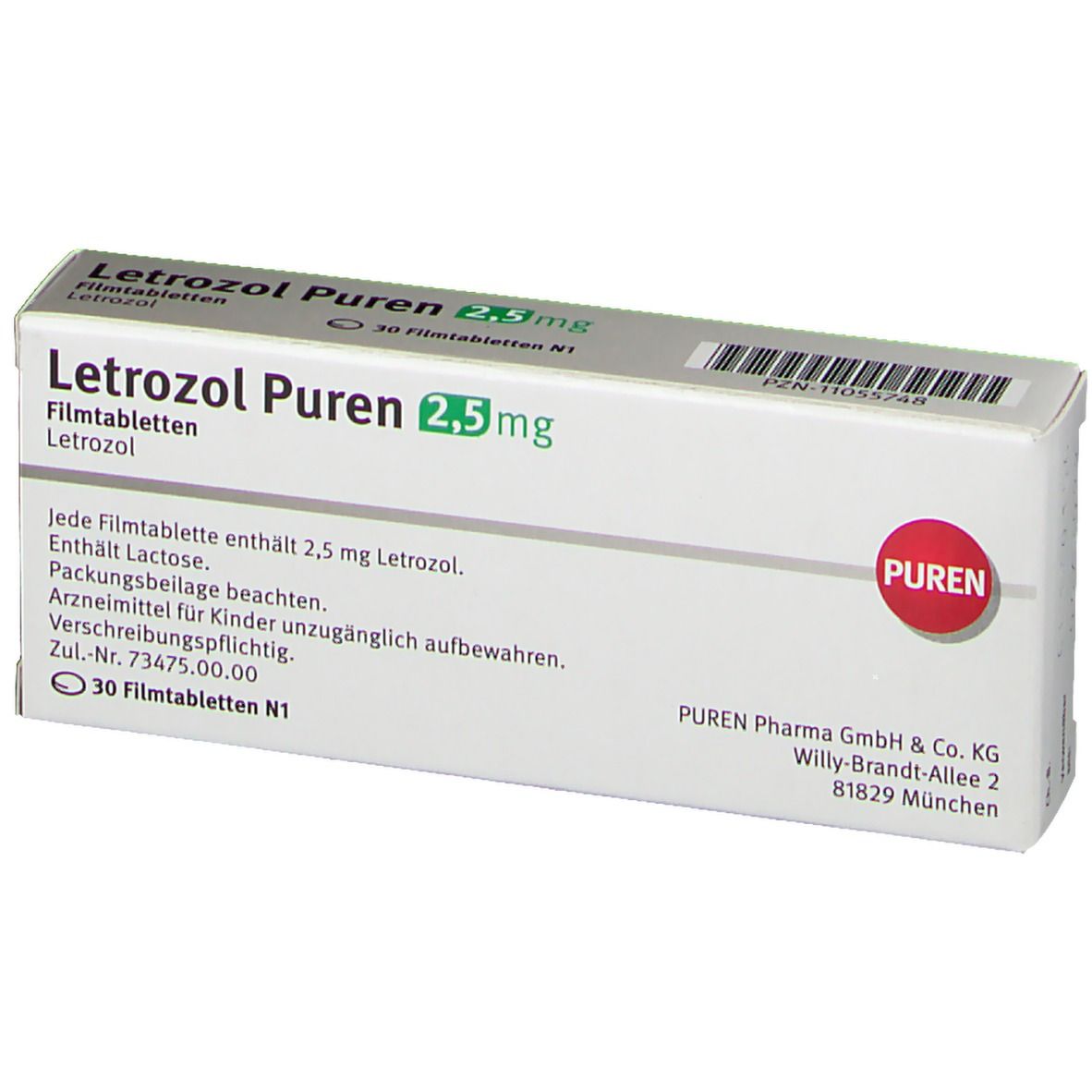 Letrozol PUREN 2,5 mg