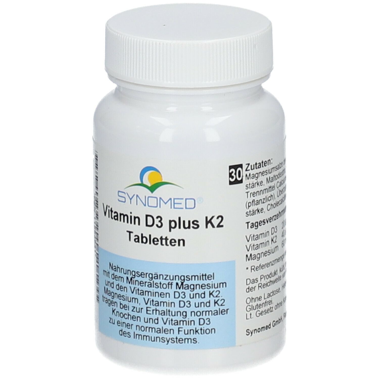 Synomed Vitamin D3 Plus K2 30 St Shop Apotheke