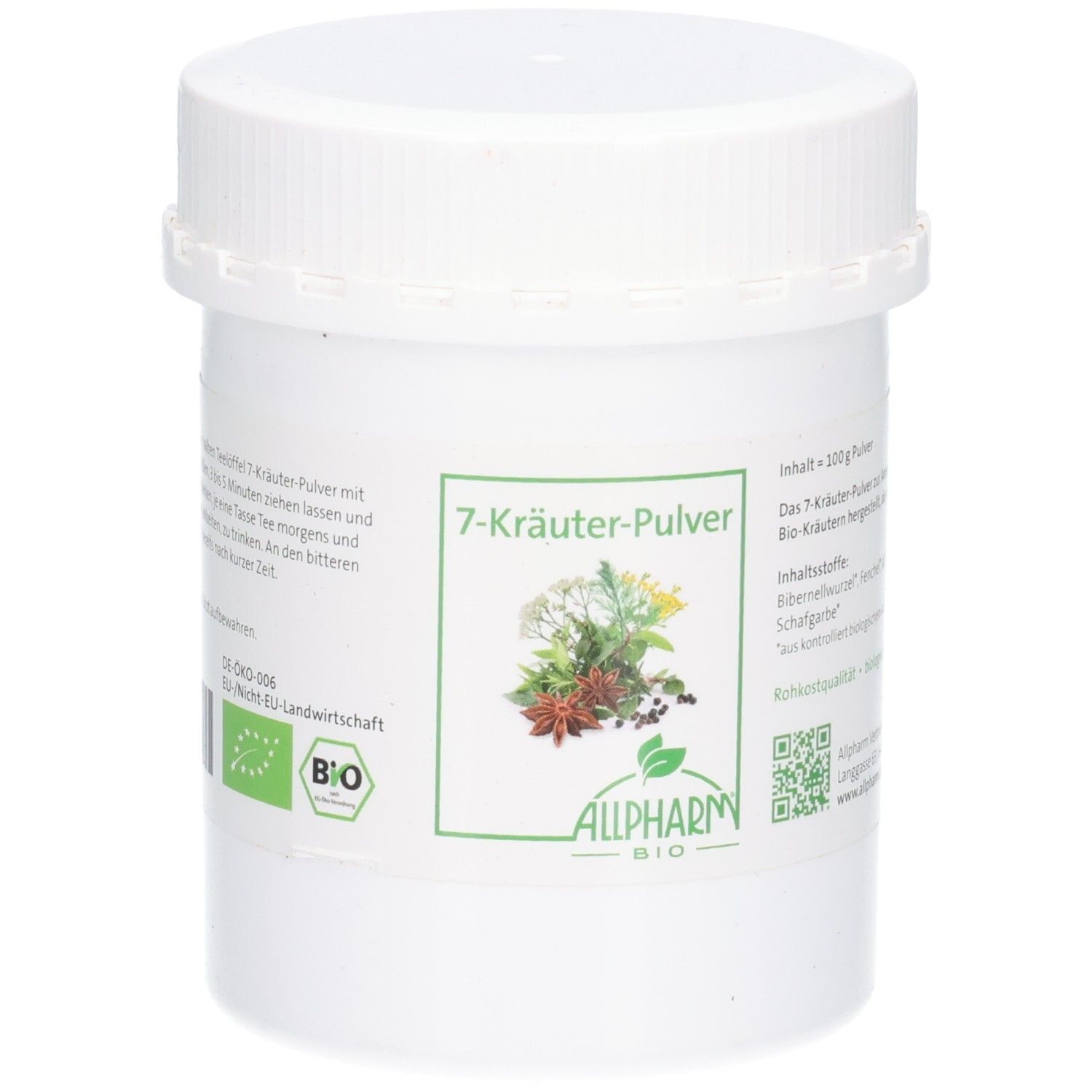BIO 7-Kräuter Allpharm Premium Pulver 100 g