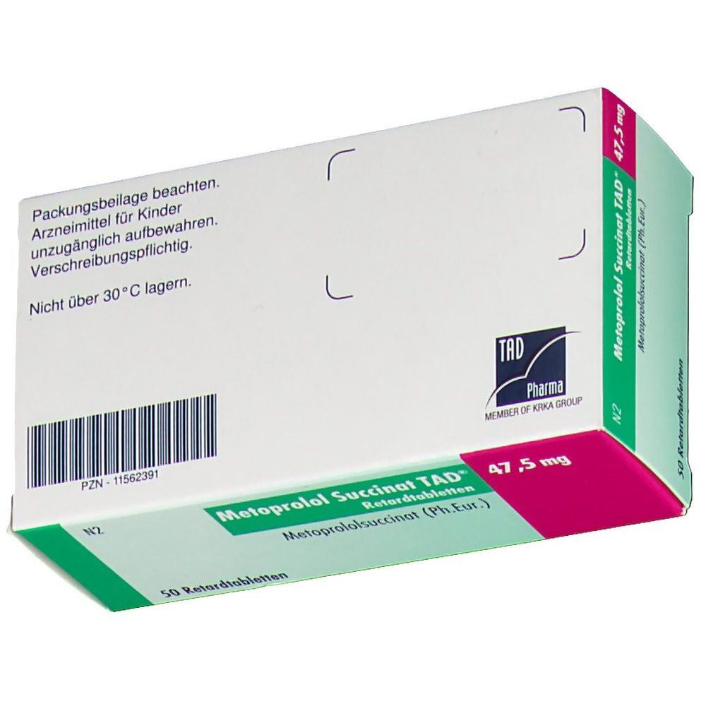 Metoprolol Succinat TAD® 47,5 mg