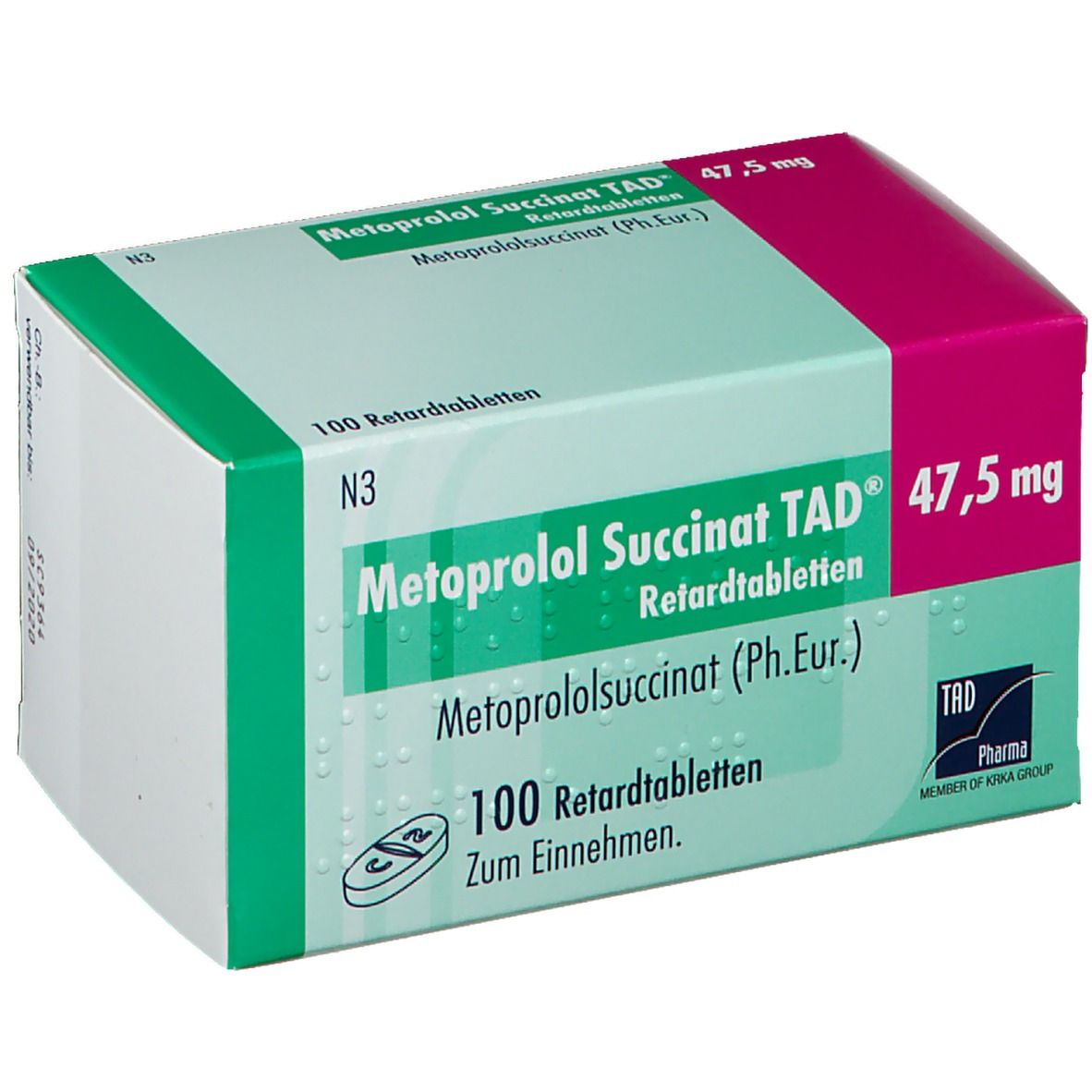 Metoprolol Succinat TAD® 47,5 mg