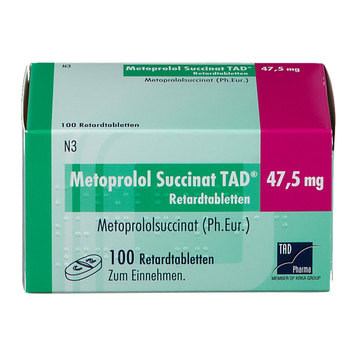 Metoprolol Succinat TAD® 47,5 mg