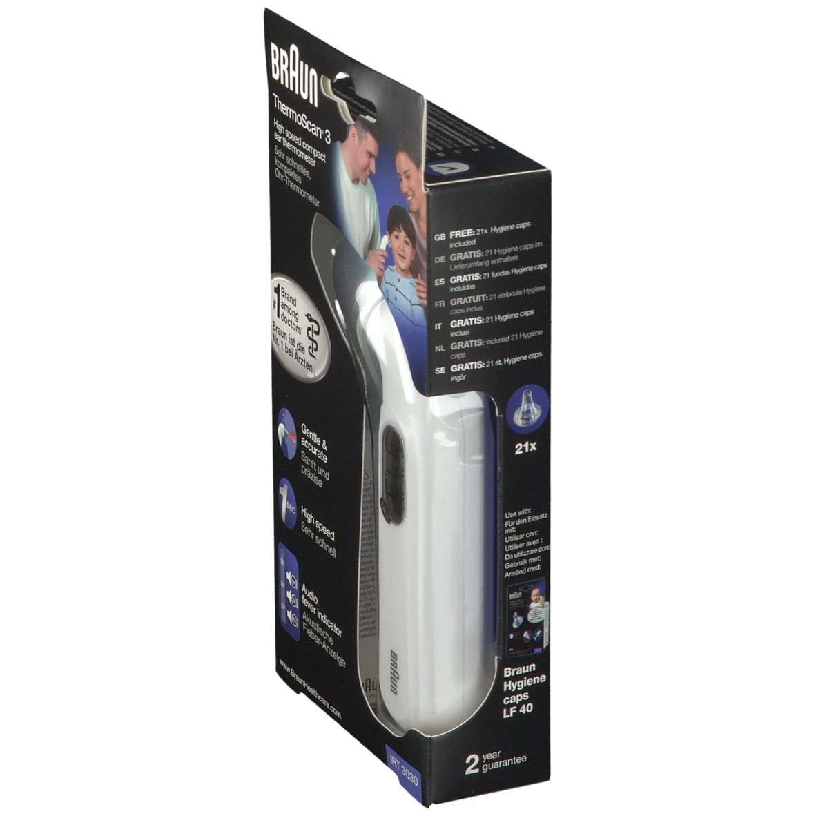 Braun ThermoScan® 3 Ohr-Kompaktthermometer